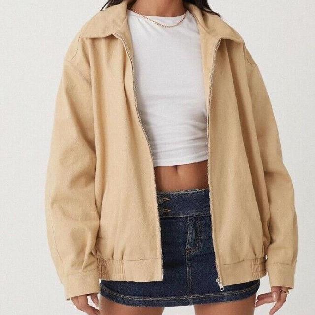 Motel Women's Jacket - Tan/Cream - S on Productcaster.