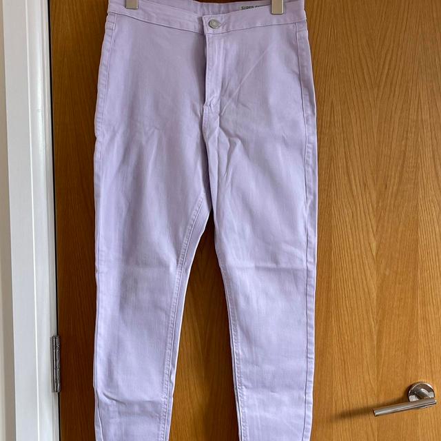 Marks & Spencer Women's Jeans - Purple - UK 12 on Productcaster.