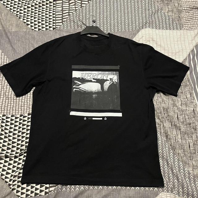 Heron Preston Men's T-shirt - Black - L on Productcaster.