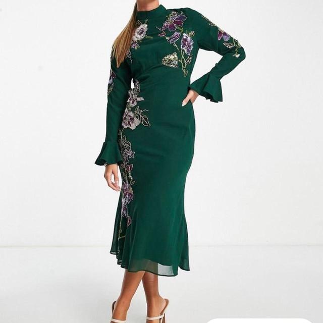 ASOS Design Women's Dress - Green - 8 on Productcaster.