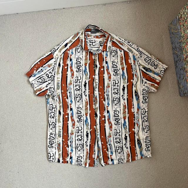 ASOS Men's Shirt - Multi/Orange - M on Productcaster.