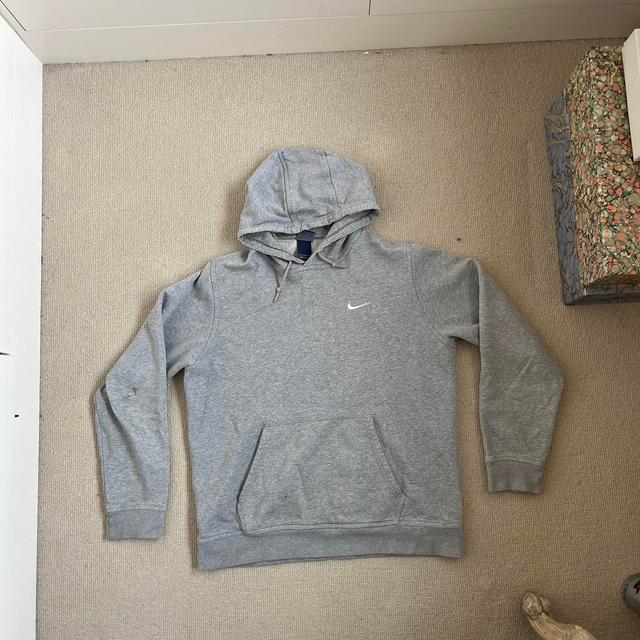 Nike Men's Hoodie - Grey - L on Productcaster.