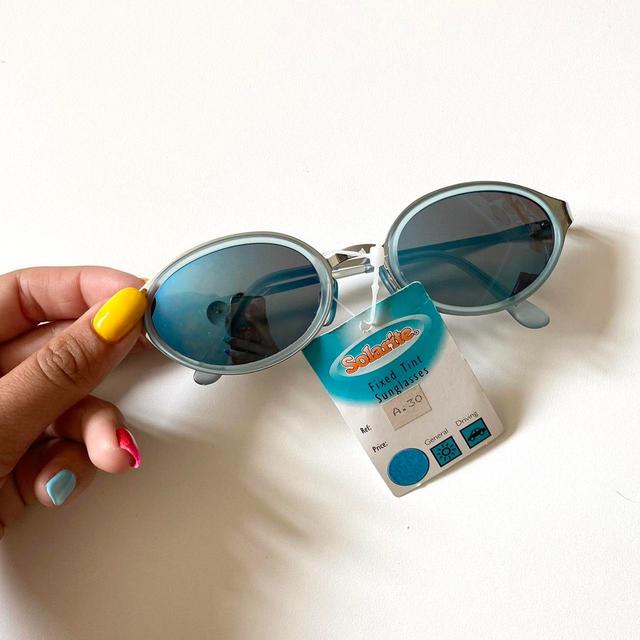 Reclaimed Vintage Women's Sunglasses - Blue on Productcaster.