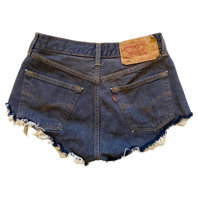 Levi's Women's Shorts - Blue - UK 8 on Productcaster.