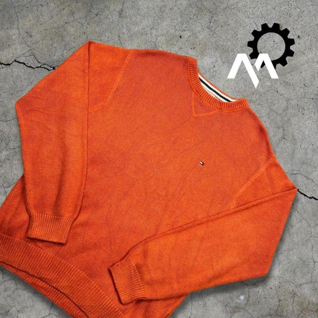 Tommy Hilfiger Men's Sweatshirt - Orange - M on Productcaster.