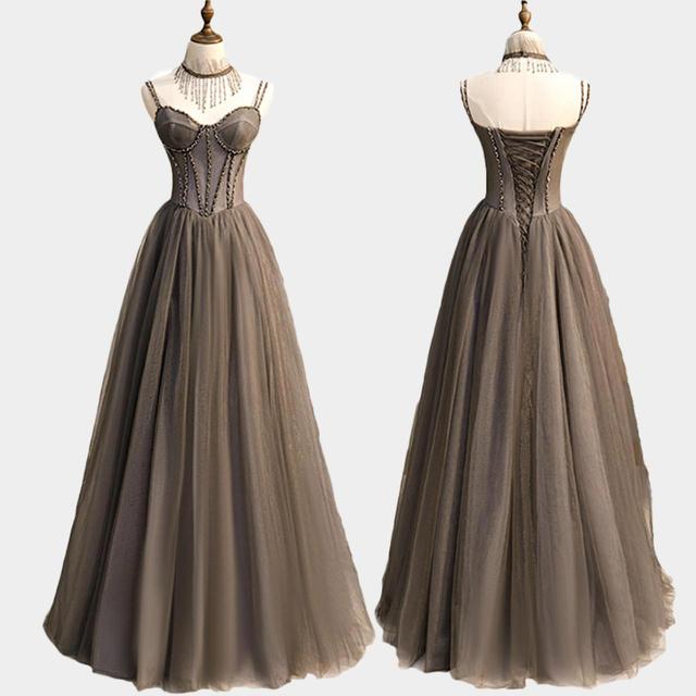 Vintage Women's A-line Dress - Brown - S on Productcaster.