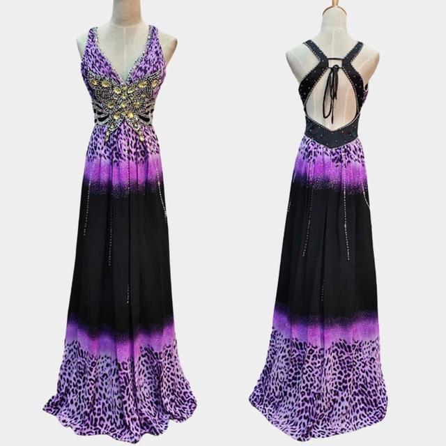 Vintage Women's Fishtail Dress - Purple - XXS on Productcaster.