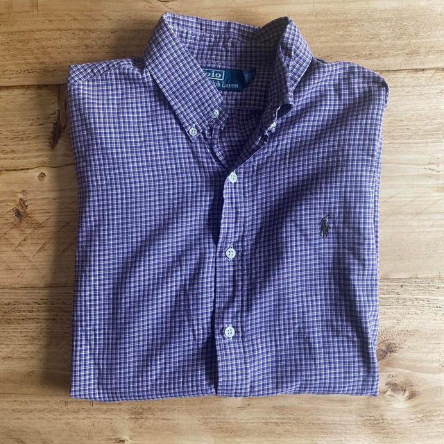 Ralph Lauren Men's Shirt - Purple - M on Productcaster.