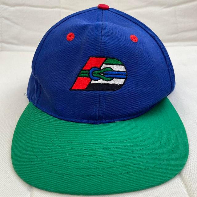 Vintage Men's Caps - Blue/Green on Productcaster.