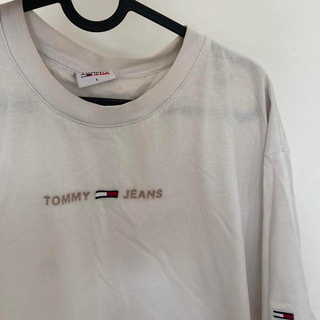 Tommy Hilfiger Men's T-shirt - White - L on Productcaster.