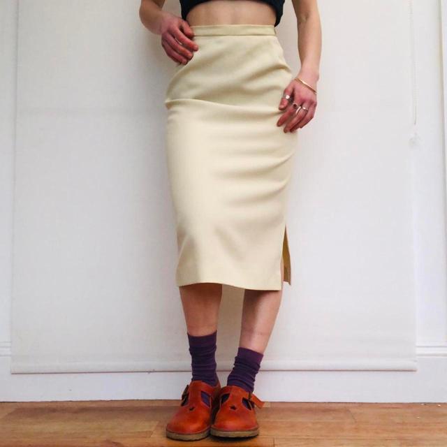 COS Women's Skirt - Cream - UK 8 on Productcaster.