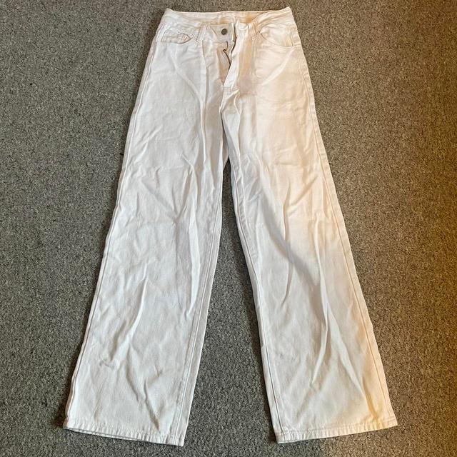 Women's Jeans - White - S on Productcaster.