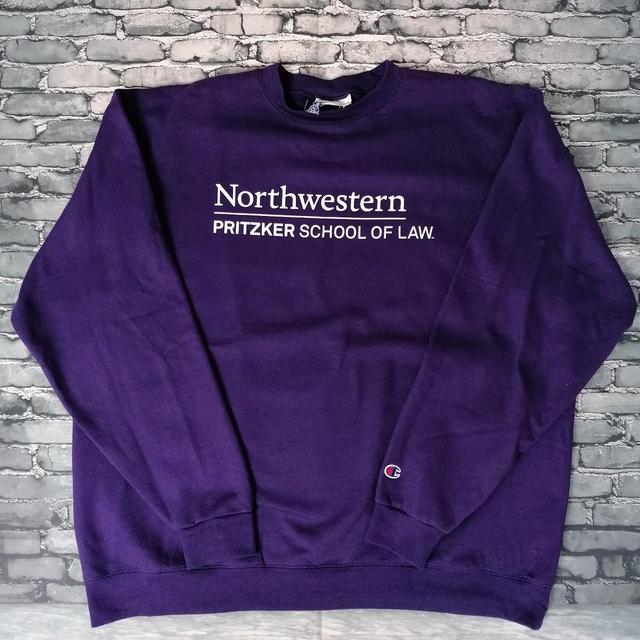 Champion Men's Sweatshirt - Purple - XL on Productcaster.