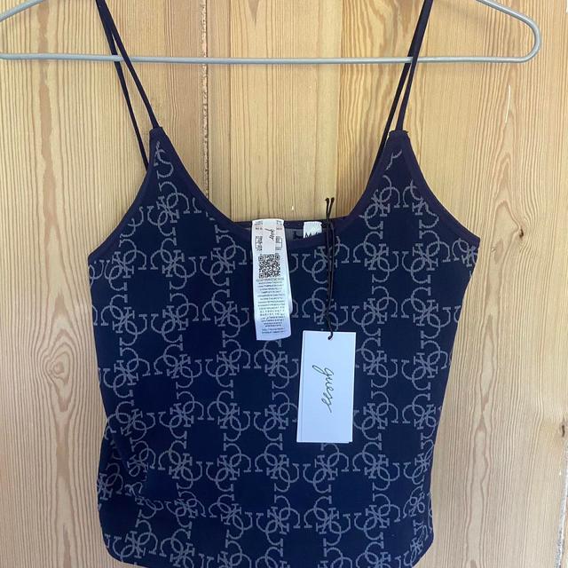 Guess Women's Crop top - Navy - M on Productcaster.