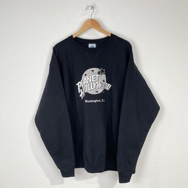 Planet Hollywood Men's Sweatshirt - Black/Silver - XL on Productcaster.