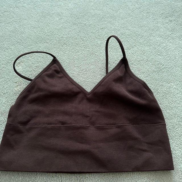 Primark Women's Crop top - Brown/Black - 4 on Productcaster.