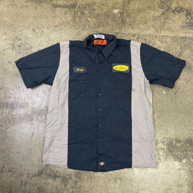 Dickies Men's Shirt - Blue - XXL on Productcaster.