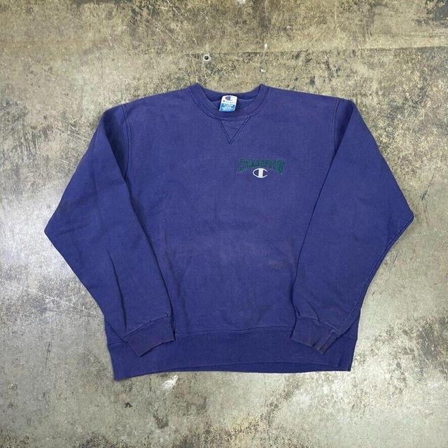 Champion Men's Sweatshirt - Blue - XL on Productcaster.