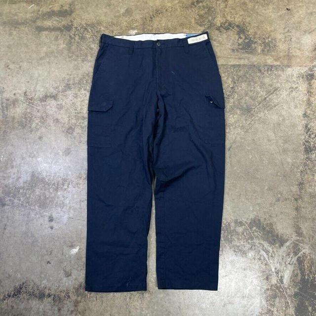 Vintage Men's Trousers - Blue - 36" on Productcaster.