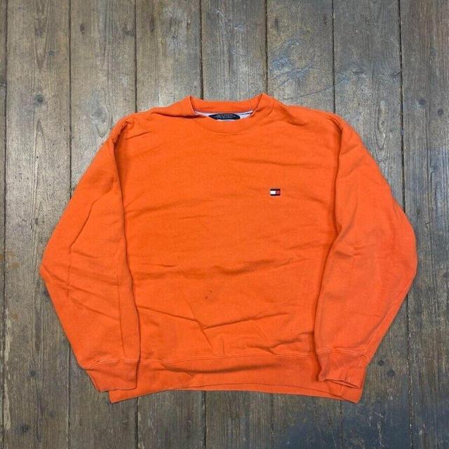 Tommy Hilfiger Men's Sweatshirt - Orange - M on Productcaster.