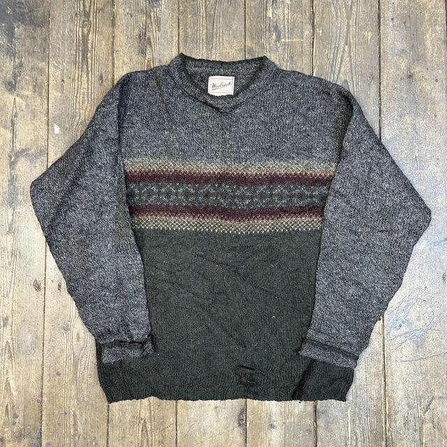 Woolrich Women's Jumper - Grey - M on Productcaster.