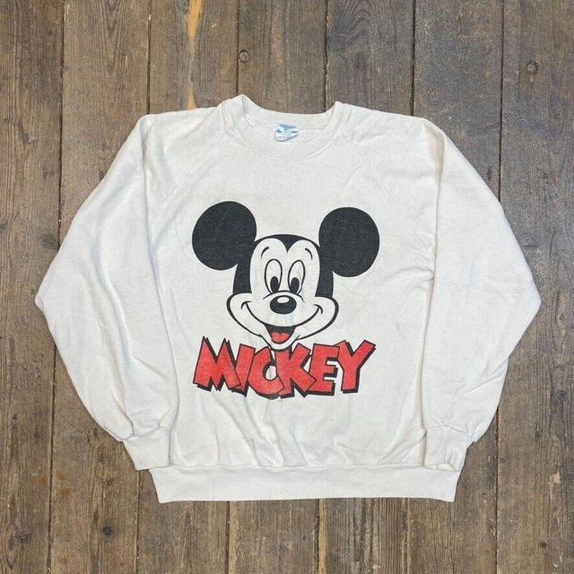 Disney Women's Sweatshirt - White - XL on Productcaster.