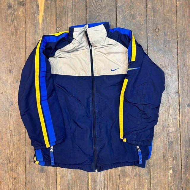 Nike Men's Jacket - Blue - L on Productcaster.