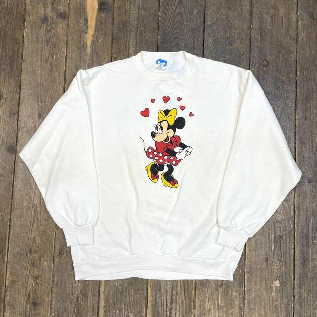 Disney Men's Sweatshirt - White - XL on Productcaster.