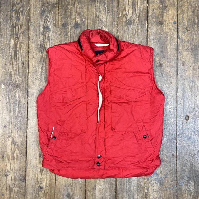 Nautica Men's Gilet - Red - M on Productcaster.