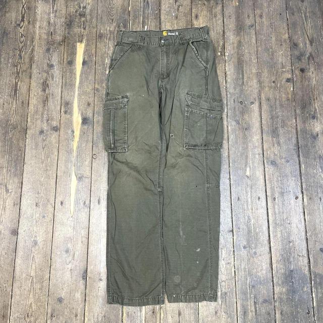 Carhartt Men's Trousers - Green - 32" on Productcaster.