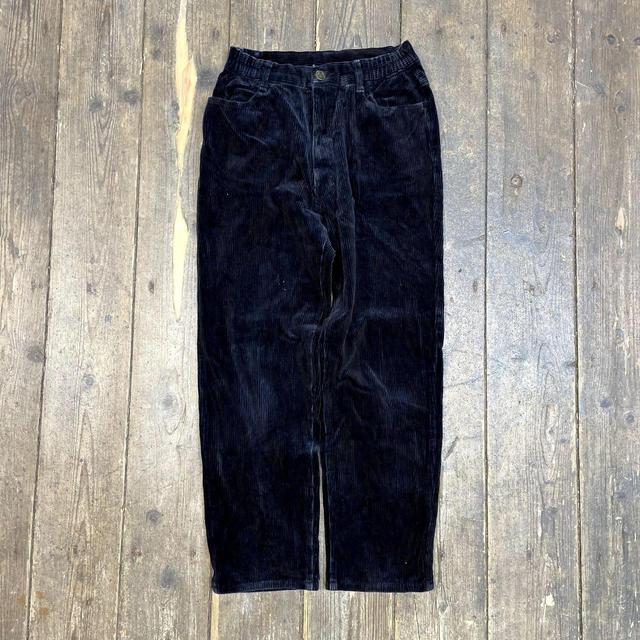 Vintage Men's Trousers - Black - 24" on Productcaster.