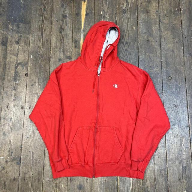 Champion Men's Hoodie - Red - XL on Productcaster.