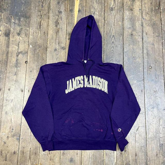 Champion Men's Hoodie - Purple - M on Productcaster.