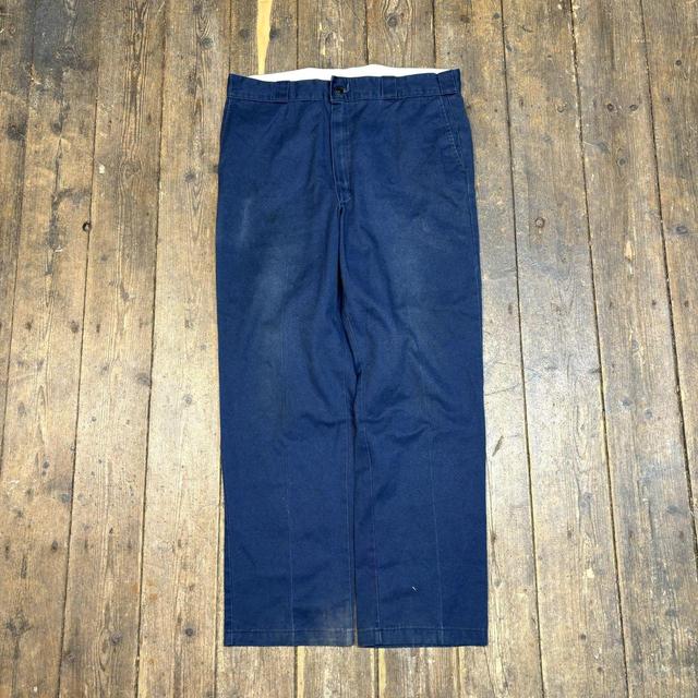 Dickies Men's Trousers - Blue - 38" on Productcaster.