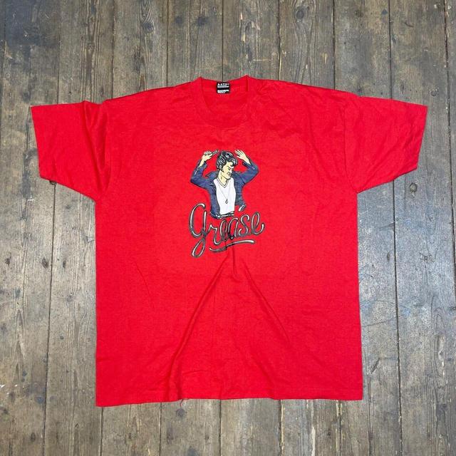 Vintage Men's T-shirt - Red - XXL on Productcaster.