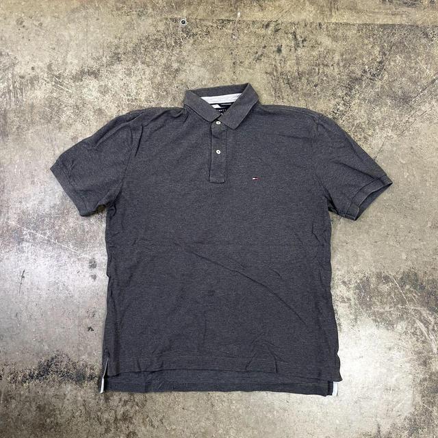 Vintage Men's Polo shirt - Grey - L on Productcaster.