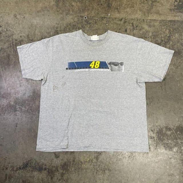 Vintage Men's T-shirt - Grey - XXL on Productcaster.