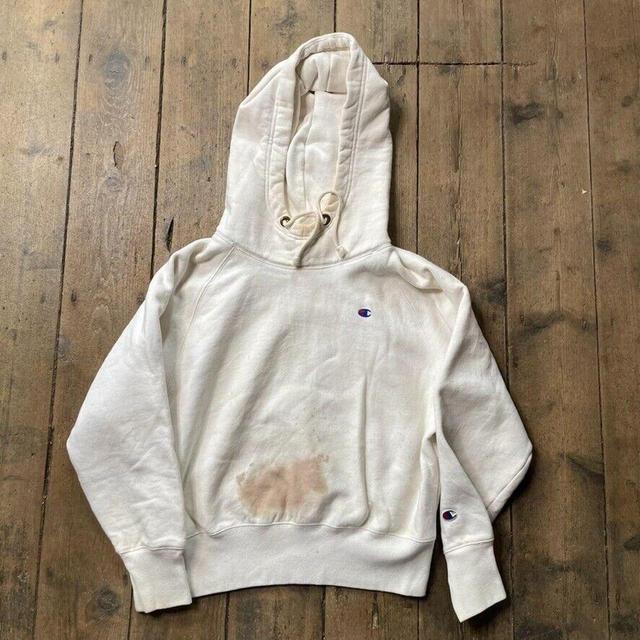 Champion Women's Hoodie - White - M on Productcaster.