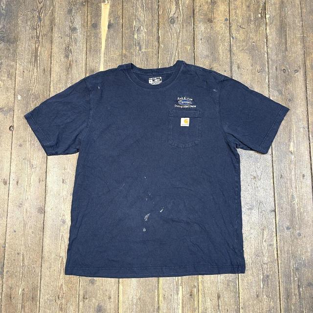 Carhartt Men's T-shirt - Blue - XL on Productcaster.