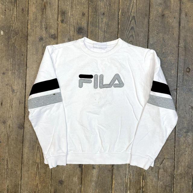 Fila Women's Sweatshirt - White - L on Productcaster.