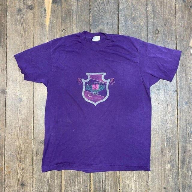 Hanes Men's T-shirt - Purple - L on Productcaster.