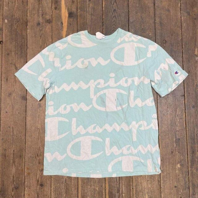 Champion Men's T-shirt - Blue - XXL on Productcaster.