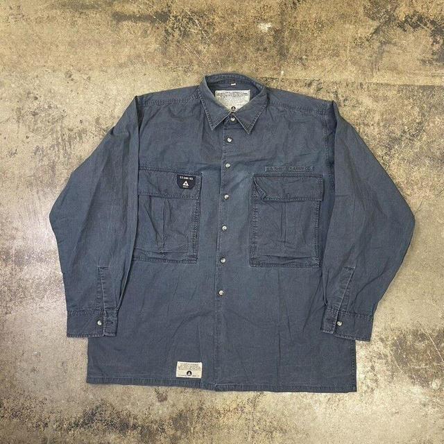 Vintage Men's Shirt - Blue - XL on Productcaster.