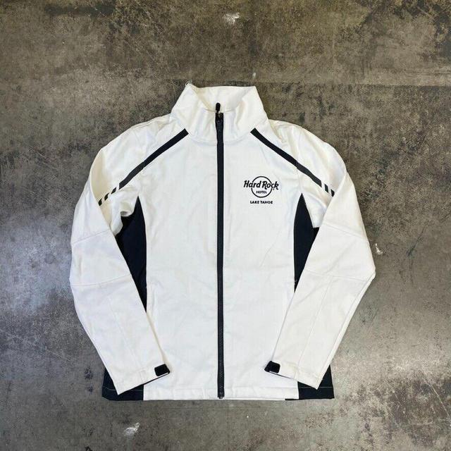 Hard Rock Cafe Women's Jacket - White - S on Productcaster.