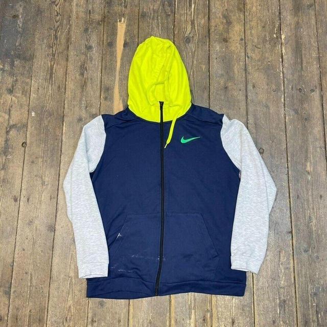 Nike Men's Hoodie - Blue - XL on Productcaster.