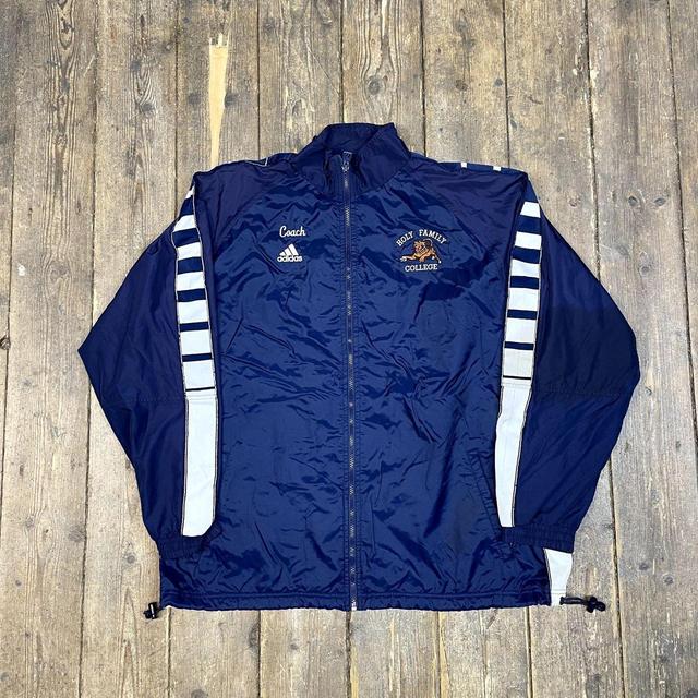 Adidas Men's Jacket - Blue - L on Productcaster.