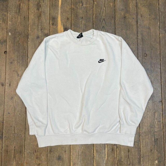 Nike Men's Sweatshirt - White - XXL on Productcaster.