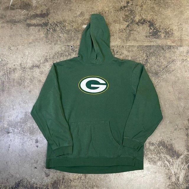 NFL Men's Hoodie - Green - XL on Productcaster.