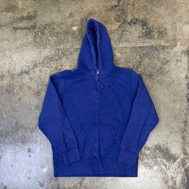 Nike Men's Hoodie - Blue - L on Productcaster.