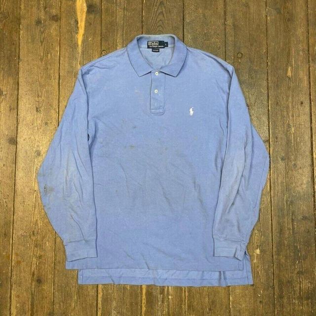 Polo Ralph Lauren Men's Polo shirt - Blue - L on Productcaster.